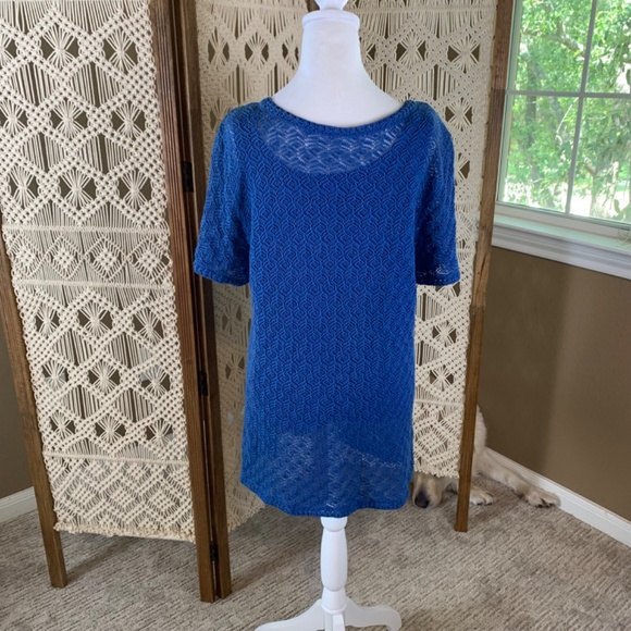 Coldwater Creek cobalt blue top XL NWT - Picture 3 of 10